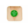 GoGreen taniere z arekových listov 15x15 cm štvorcové balenie 10 ks prírodné jednorazové