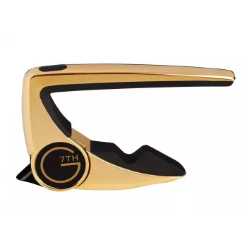 G7th Performance 2 Classical Gold Plate Capo for Classical and Flamenco Guitar