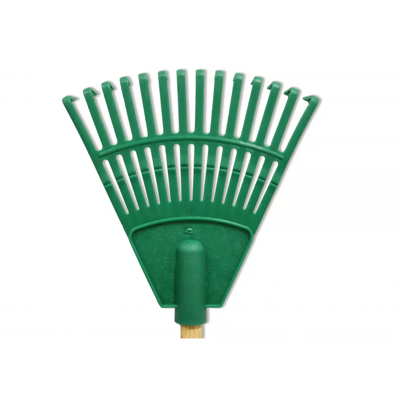 HORTUS malé ručné hrable s rukoväťou zelená 20 cm 14 hrotov