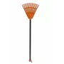 HORTUS malé ručné hrable s rukoväťou, oranžová, 20 cm hlava, 14 hrotov