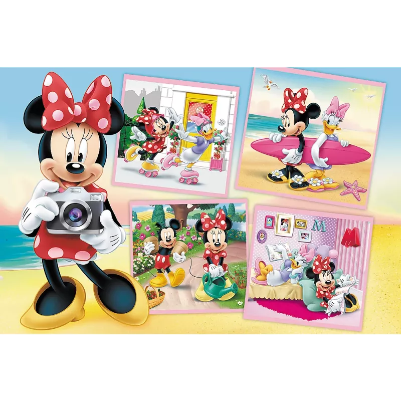 TREFL puzzle 60 dielov - Lovely Minnie - Disney Minnie Mouse
