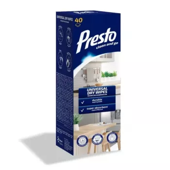 PRESTO univerzálna utieracia rolka 40 ks, box