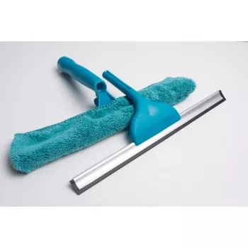 YORK Stierka na okná 32 cm modrá/sivá