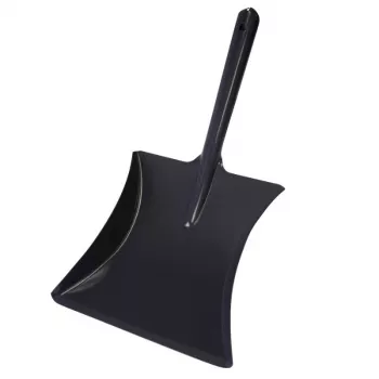 YORK Kovová lopatka na smeti s gumenou hranou a ergonomickou rukoväťou 220 mm