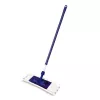 YORK Smart Flat Mop Brush 45x15 cm s teleskopickou rukoväťou 74-130 cm, mikrovlákno, sivá/modrá