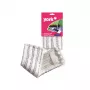 YORK Náhradná mikrovláknová utierka pre Smart Flat Mop 45x15cm sivá/biela