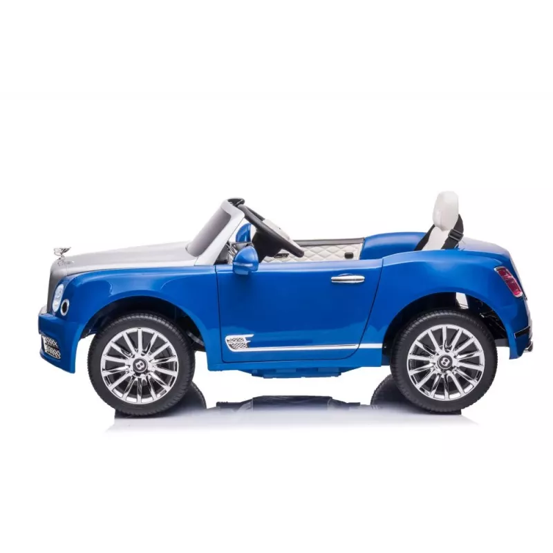 LEAN CARS batériové elektrické detské auto Bentley Mulsanne modré lakované 12V na jazdenie