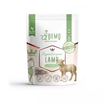 BEMO Cat Hypoallergenic Lamb - suché krmivo pre mačky - 500g