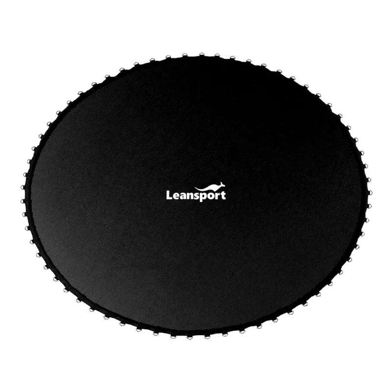LEAN SPORT PRO 12ft náhradná trampolínová mat, 72 hákov, UV odolný polypropylén, čierna