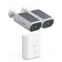 AOSU Smart Security SolarCam P1 SE systém 2-kam set, 2K QHD, bezdrôtový, solárny, farebné nočné videnie, obojsmerné audio, IP65, 2 kamery