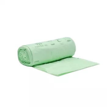 BioBag kompostovateľné vrecia na bioodpad 30L, 25 na rolku, 50x60 cm, 12 mikrónov, zelená