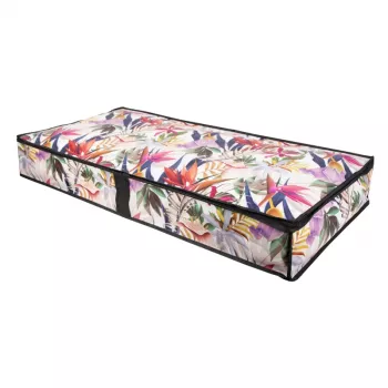 ORDINETT box na uskladnenie oblečenia 107x50x15 cm Floral Beauty