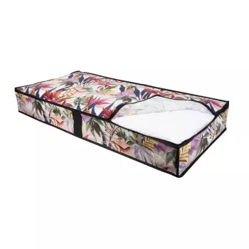 ORDINETT box na uskladnenie oblečenia 107x50x15 cm Floral Beauty