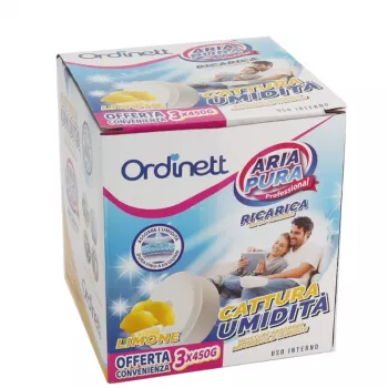 ORDINETT náhradné tablety do odvlhčovača 450g x 3 ks citrón