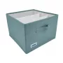 ORDINETT box Cube 29x29x18,5 cm úložná krabica s vekom v mätovo zelenej
