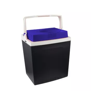 GIOSTYLE Brio 26 elektrická chladiaca box 12/230V 26L tmavosivá s červenými/modrými akcentmi