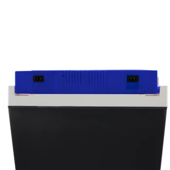 GIOSTYLE Brio 26 elektrická chladiaca box 12/230V 26L tmavosivá s červenými/modrými akcentmi
