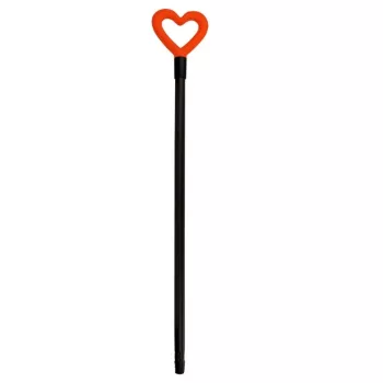 GIOSTYLE násada na metlu Love 131,2 cm sortiment, limetkovozelená/svetlomodrá/oranžová/fialová