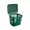 BIOBAG koš na bioodpad MaxAir 7L 24x19,7x20,5cm zelený
