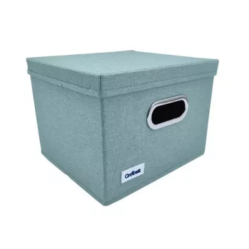 ORDINETT box M 28,5x25,5x20,5cm úložná krabica mätová