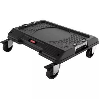 KETER DIY Connect transportný vozík 55,7x43,7x16,4 cm, čierny/červený, IP54, nosnosť 30 kg