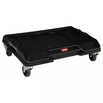 KETER DIY Connect transportný vozík 55,7x43,7x16,4 cm, čierny/červený, IP54, nosnosť 30 kg