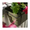 STEFANPLAST balkónová sada s automatickým zavlažovacím systémom a kovovým držiakom 50x18x17 cm zelená