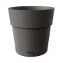 STEFANPLAST Ethica kvetináč s podmisou Ø40x39cm sivý