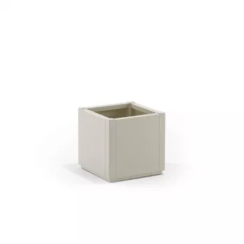STEFANPLAST kvetináč Square Ethica 36x36x35 cm biela