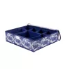 ORDINETT organizér s vekom 44x34x11 cm Kyoto taupe