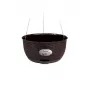 STEFANPLAST závesný kvetináč Natural Ø30x14,5cm tmavohnedá