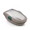 STEFANPLAST mačacie WC Furba Chic 59x39x22 cm svetlosivá/zelená