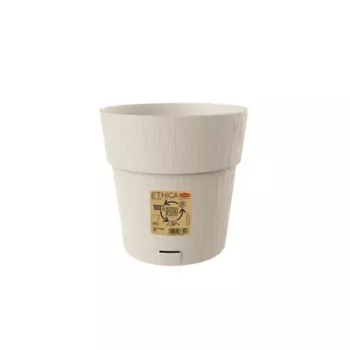 STEFANPLAST kvetináč s podmisou Ethica Ø20x19cm biela