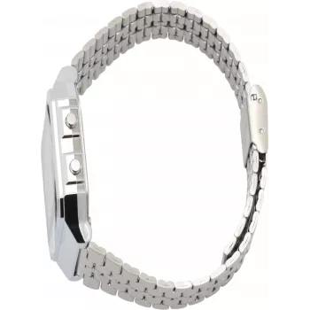 Casio AQ230A-7DMQD unisex retro analógovo-digitálne náramkové hodinky, biele/strieborné