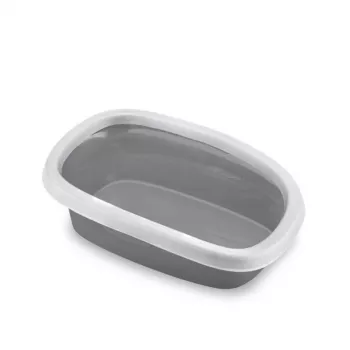STEFANPLAST WC pre mačky Sprint 20 58x39x17 cm biela/sivá