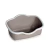 STEFANPLAST WC pre mačky Tres Chic Open 56x38,5x26 cm biela/svetlosivá