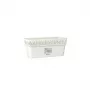 STEFANPLAST kvetináč s podmisou Gaia 30x13x12 cm biela