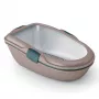 STEFANPLAST mačacie WC Furba Chic Maxi 69,5x47x26 cm svetlosivá/zelená
