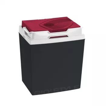 GIOSTYLE Brio 26 / 12V tmavosivá-červená/modrá elektrická chladiaca box