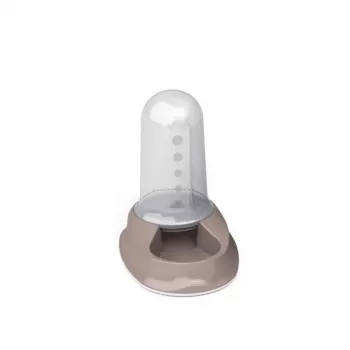 STEFANPLAST Chic dávkovač krmiva/vody 0,8L svetlosivá