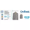 ORDINETT obaly na šaty z plastu 4 ks 62x95cm transparentné so zipsom