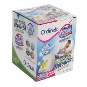 ORDINETT náhradné tablety pohlcovača vlhkosti 450g x 3 ks jablko