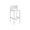 BICA záhradná barová stolička Volga Stool 65 50x49x89cm biela