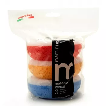 MARTINI SPA masážne špongie balenie 3 ks | rôzne farby