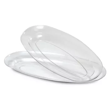 GUARDINI plastové tácky transparentné 2-dielna sada Easy Bake 46x23 cm