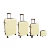 ORDINETT sada kufrov 4-dielna 98L + 60L + 43L + 15L biela