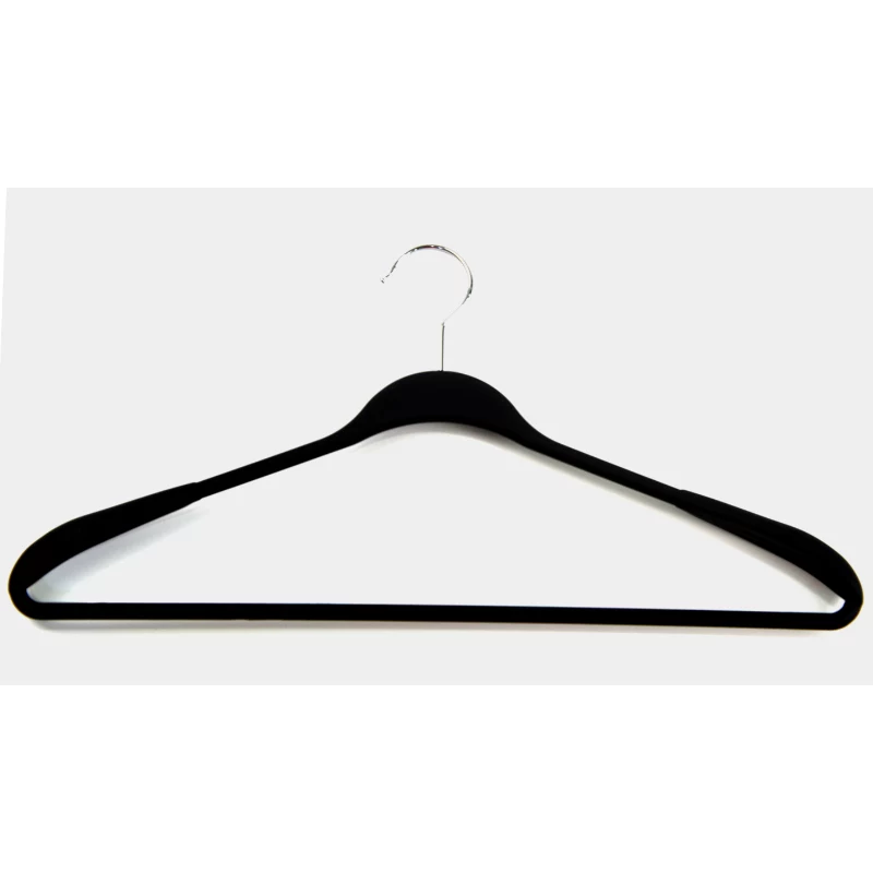ORDINETT vešiaky 2 ks plast Soft Touch 45 cm sortiment čierna modrá svetlosivá biela