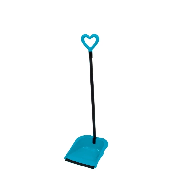 GIOSTYLE Rubber Hair Scoop Love lopatka a metla sada, 24,5x27x85 cm, rôzne farby