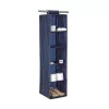 ORDINETT organizér s 5 policami 30x30x120 cm modrá