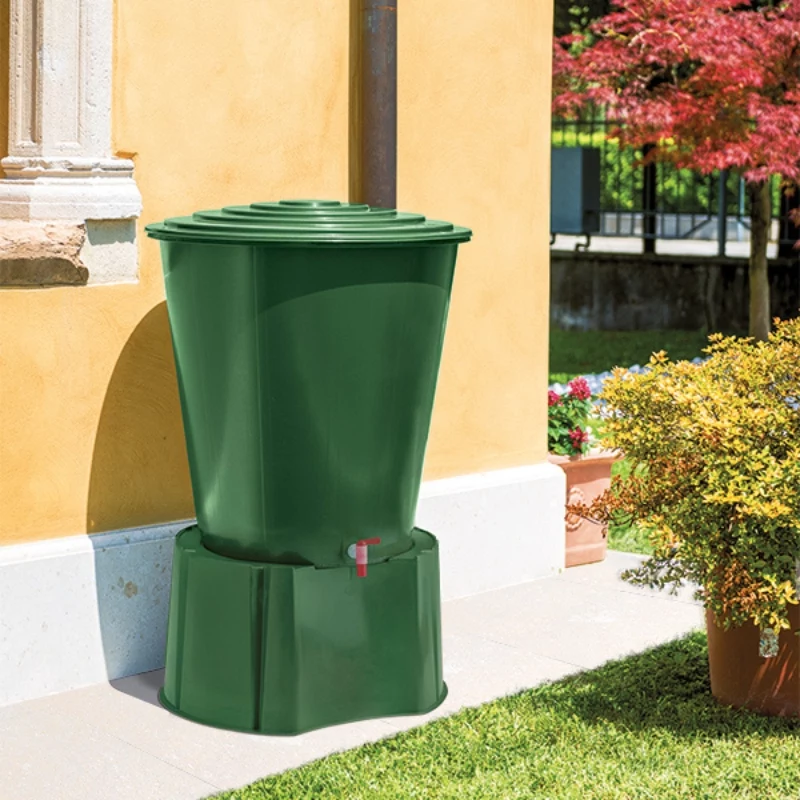 STEFANPLAST stojan na dažďovú vodu pre sudy 210L/310L, 70x38 cm, zelený
